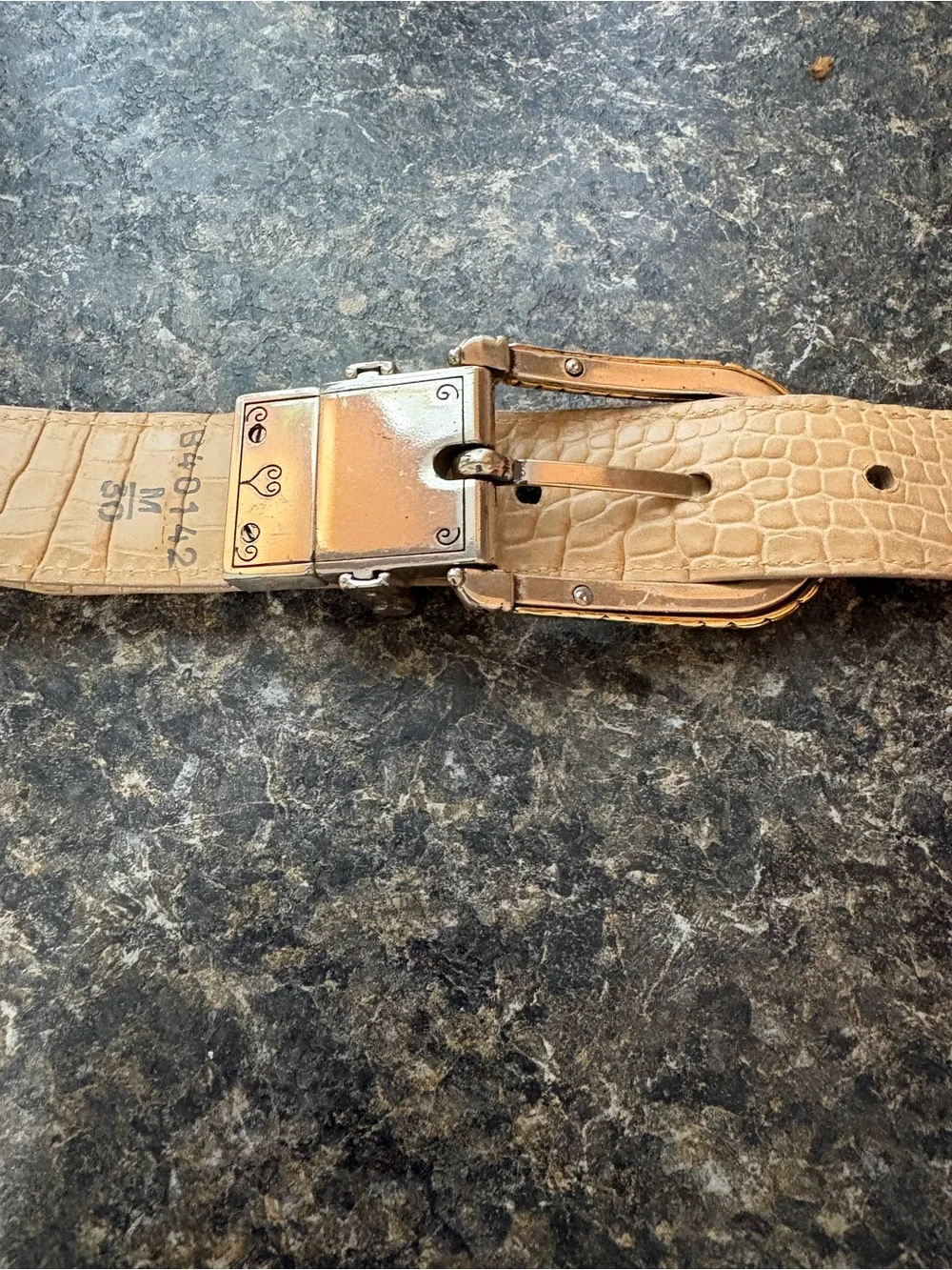 Brighton reversible leather belt.